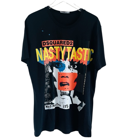 Dsquared2 Nastytastic Graphic Short Sleeve T Shirt